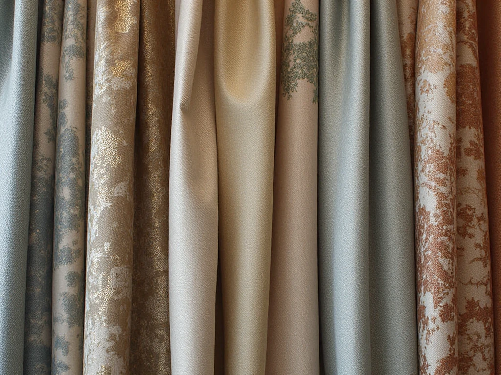 Premium fabric selection for curtains